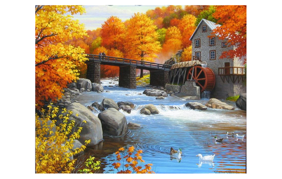 Une journée au moulin